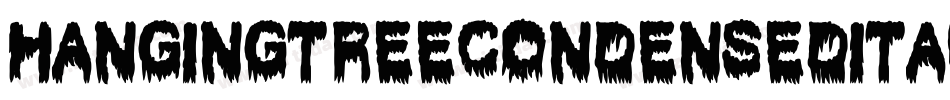 HangingTreeCondensedItalic-d99yZ字体转换 HangingTreeCondensedItalic-d99yZ字体转换
