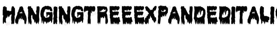HangingTreeExpandedItalic-vmmX9字体转换