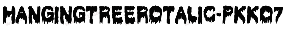 HangingTreeRotalic-PKKo7字体转换