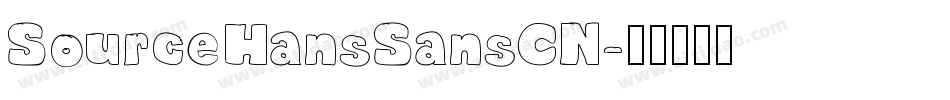 SourceHansSansCN字体转换