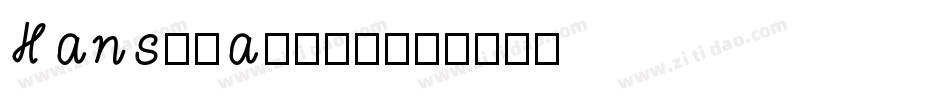 HansFraktur字体转换