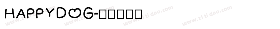 HAPPYDOG字体转换