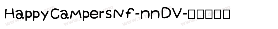 HappyCampersNf-nnDV字体转换