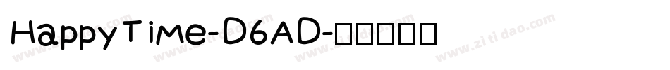 HappyTime-D6AD字体转换