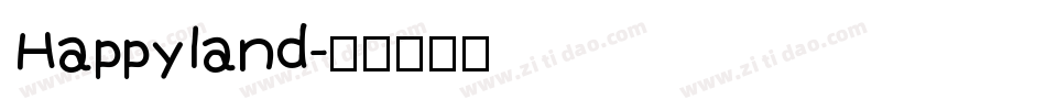 Happyland字体转换