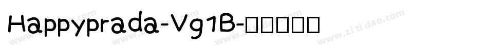 Happyprada-Vg1B字体转换