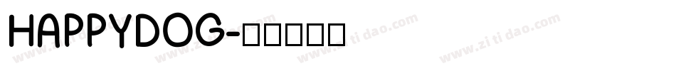 HAPPYDOG字体转换