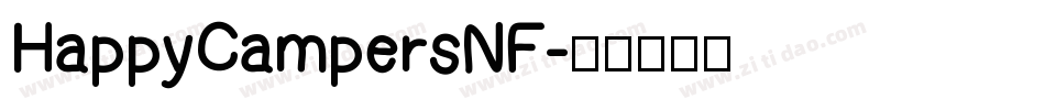 HappyCampersNF字体转换