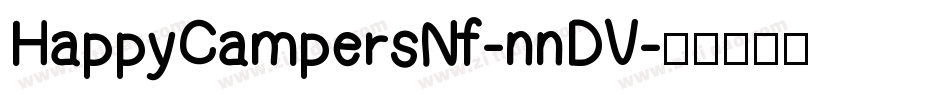 HappyCampersNf-nnDV字体转换