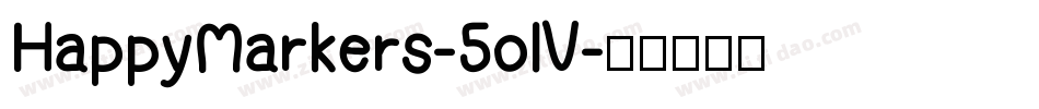 HappyMarkers-5olV字体转换