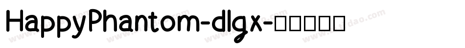 HappyPhantom-dlgx字体转换
