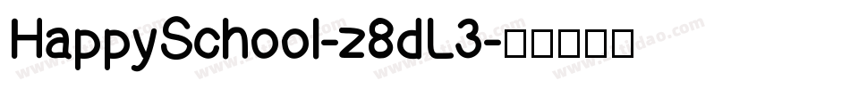 HappySchool-z8dL3字体转换
