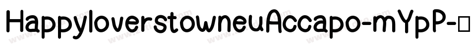 HappyloverstowneuAccapo-mYpP字体转换