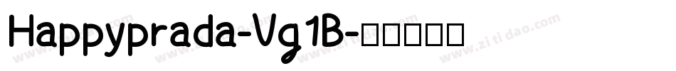 Happyprada-Vg1B字体转换