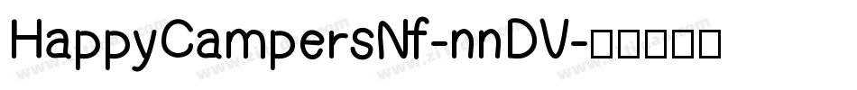 HappyCampersNf-nnDV字体转换