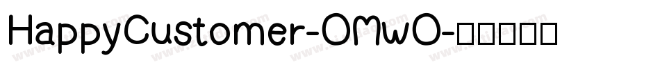 HappyCustomer-OMwO字体转换