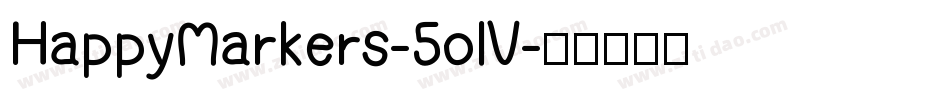 HappyMarkers-5olV字体转换