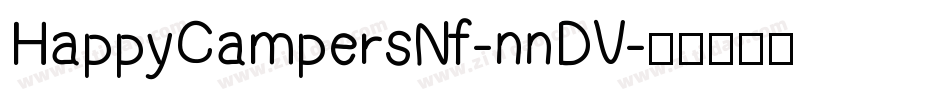 HappyCampersNf-nnDV字体转换