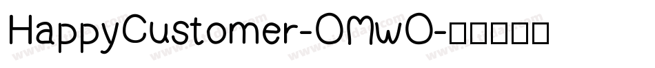 HappyCustomer-OMwO字体转换