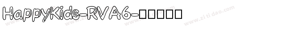 HappyKids-RVA6字体转换