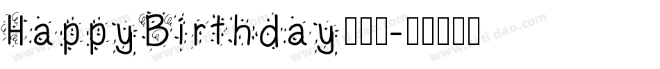 HappyBirthday手机版字体转换