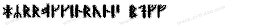 HyrrokkinRunic-BdGV字体转换