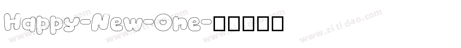 Happy-New-One字体转换
