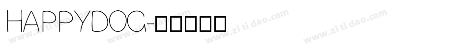 HAPPYDOG字体转换