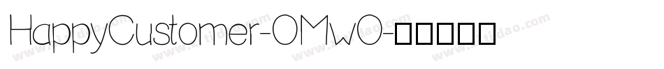 HappyCustomer-OMwO字体转换