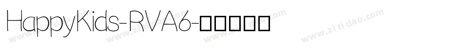 HappyKids-RVA6字体转换
