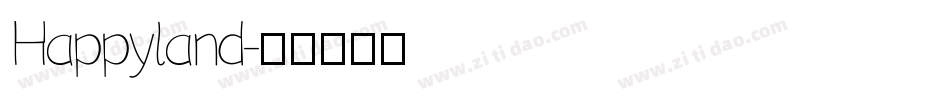 Happyland字体转换