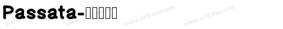 Passata字体转换
