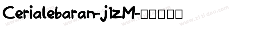 Cerialebaran-j1zM字体转换