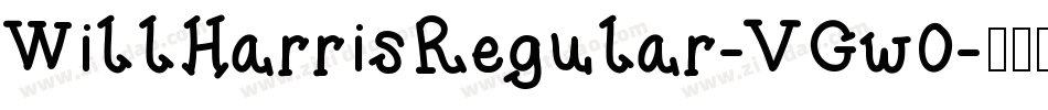 WillHarrisRegular-VGw0字体转换