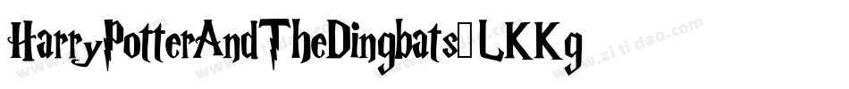 HarryPotterAndTheDingbats-LKKg字体转换