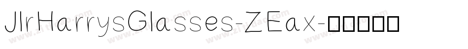 JlrHarrysGlasses-ZEax字体转换