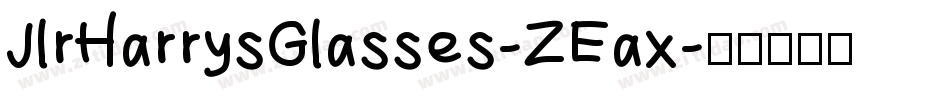 JlrHarrysGlasses-ZEax字体转换