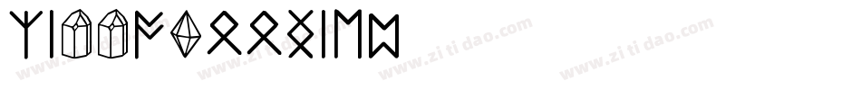 Zillaroonies字体转换