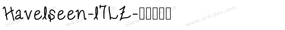 Havelseen-l7LZ字体转换