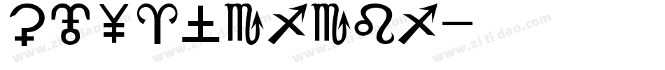 SJyazhihei字体转换