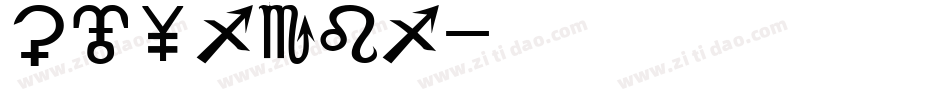 SJyihei字体转换