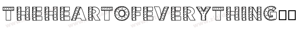 TheHeartofEverything字体转换