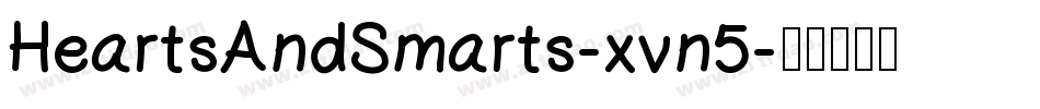 HeartsAndSmarts-xvn5字体转换