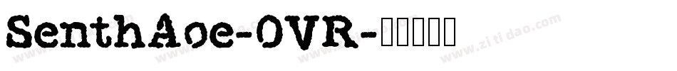 SenthAoe-0VR字体转换