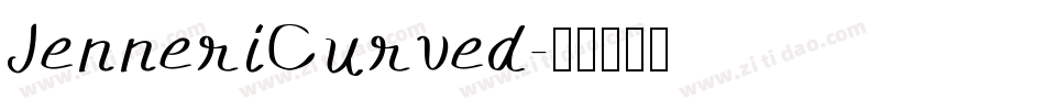 JenneriCurved字体转换