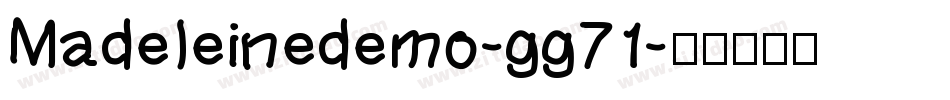 Madeleinedemo-gg71字体转换