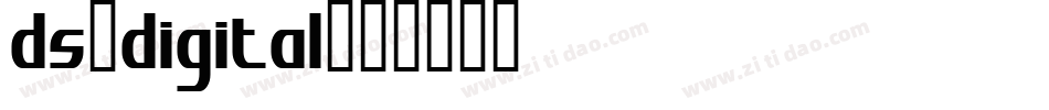 ds-digital字体转换