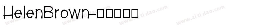 HelenBrown字体转换