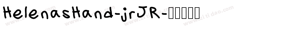 HelenasHand-jrJR字体转换