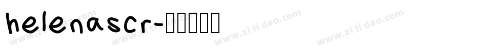 helenascr字体转换